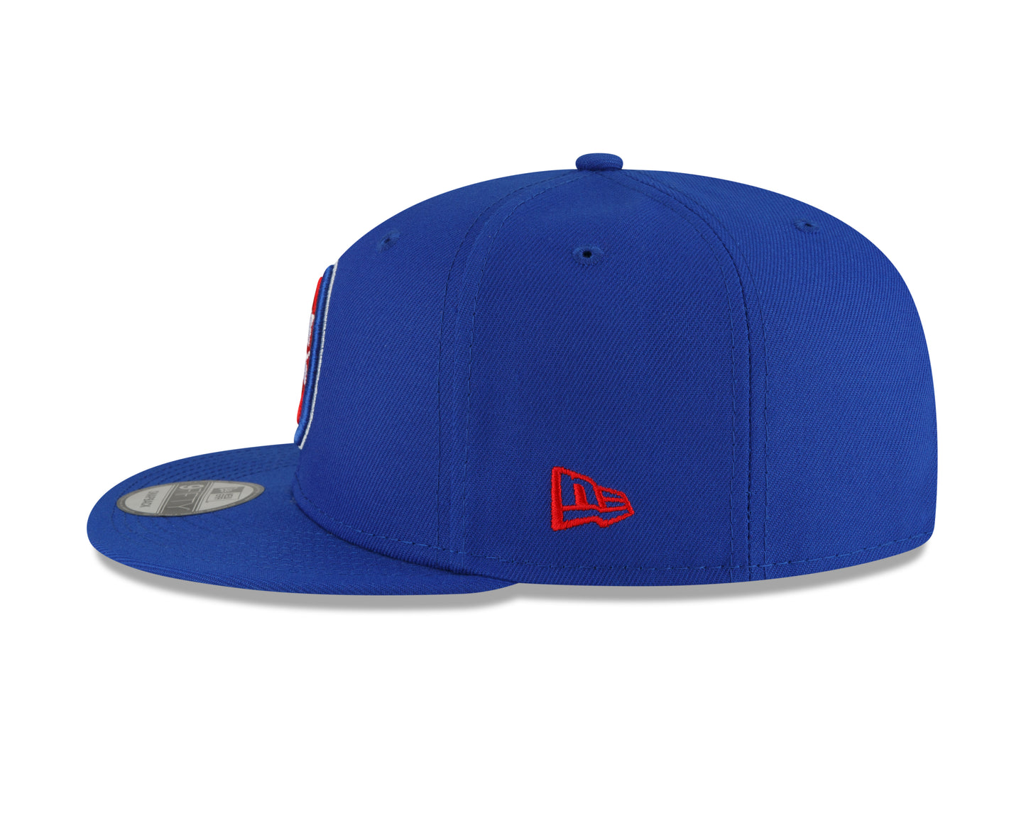 Detroit Pistons Authentic Back Half Series 9FIFTY Snap Back Hat - Blue