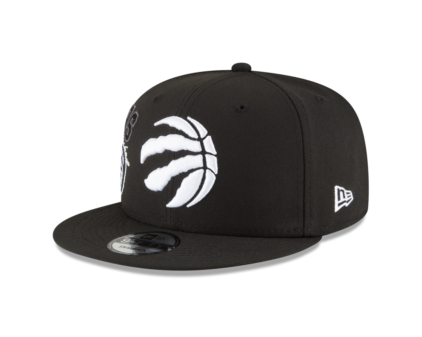 Toronto Raptors Black & White Back Half Series 9FIFTY Snap Back Hat