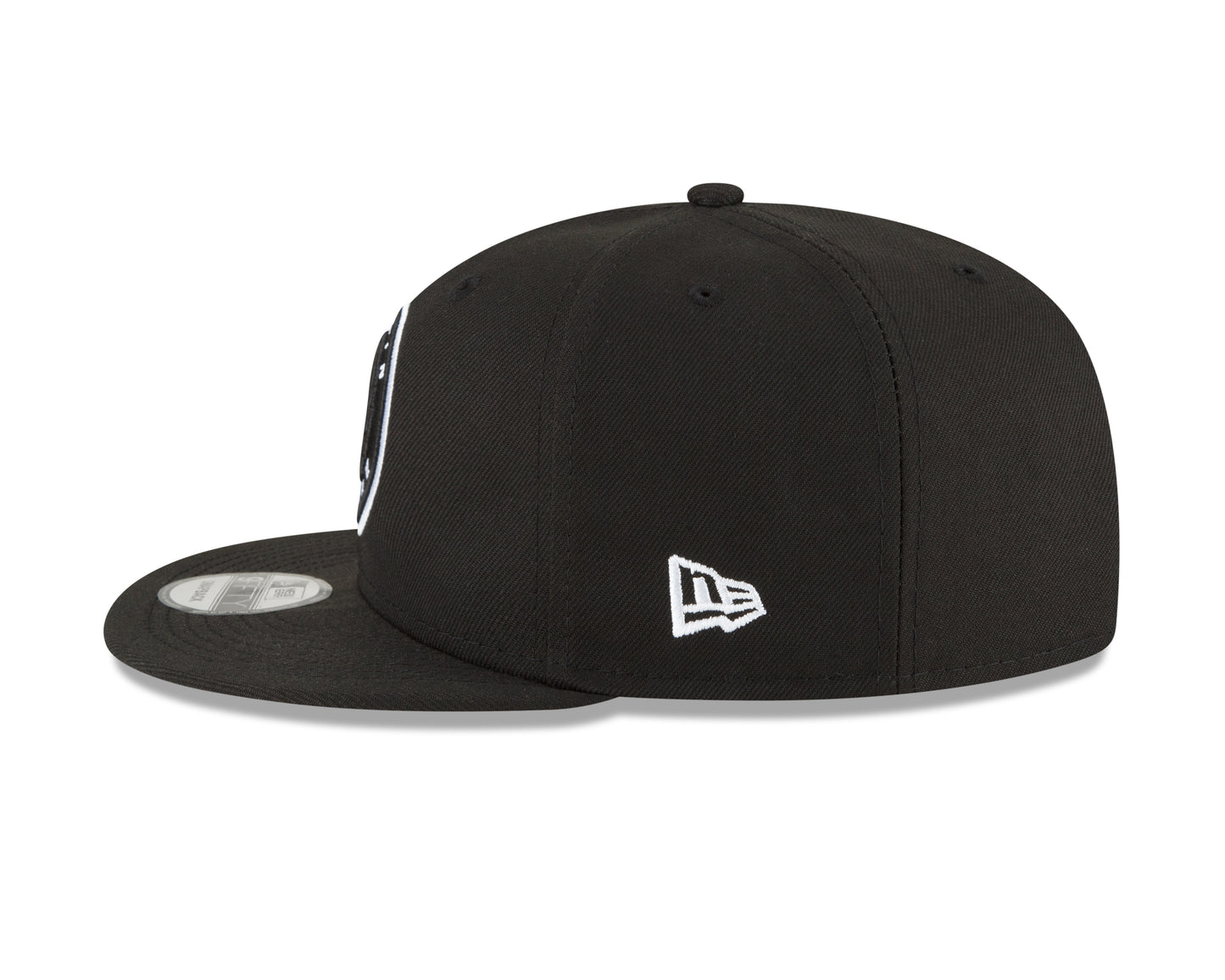 Brooklyn Nets Black & White Back Half Series 9FIFTY Snap Back Hat