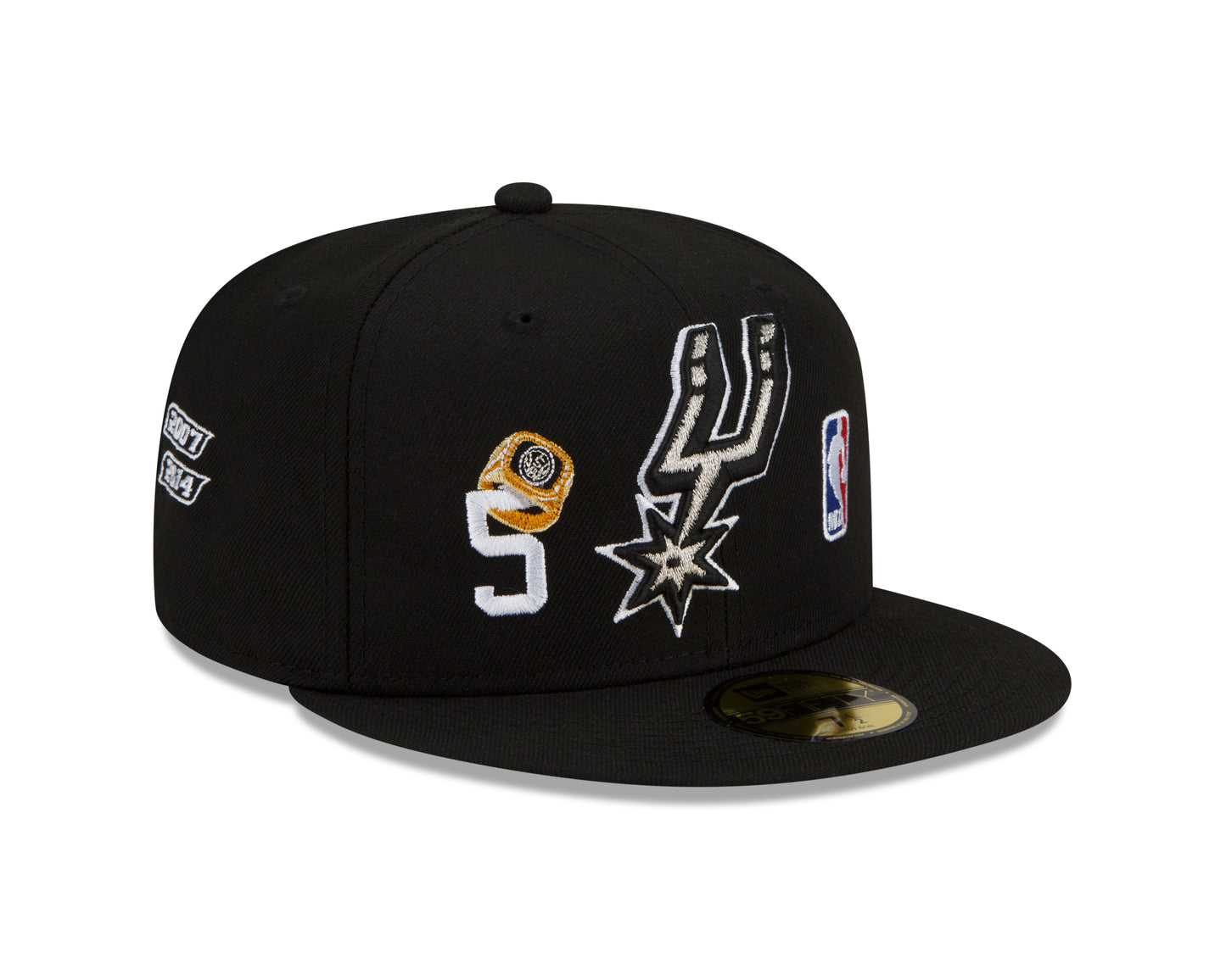 San Antonio Spurs New Era 5x Count The Rings 59FIFTY Fitted Hat