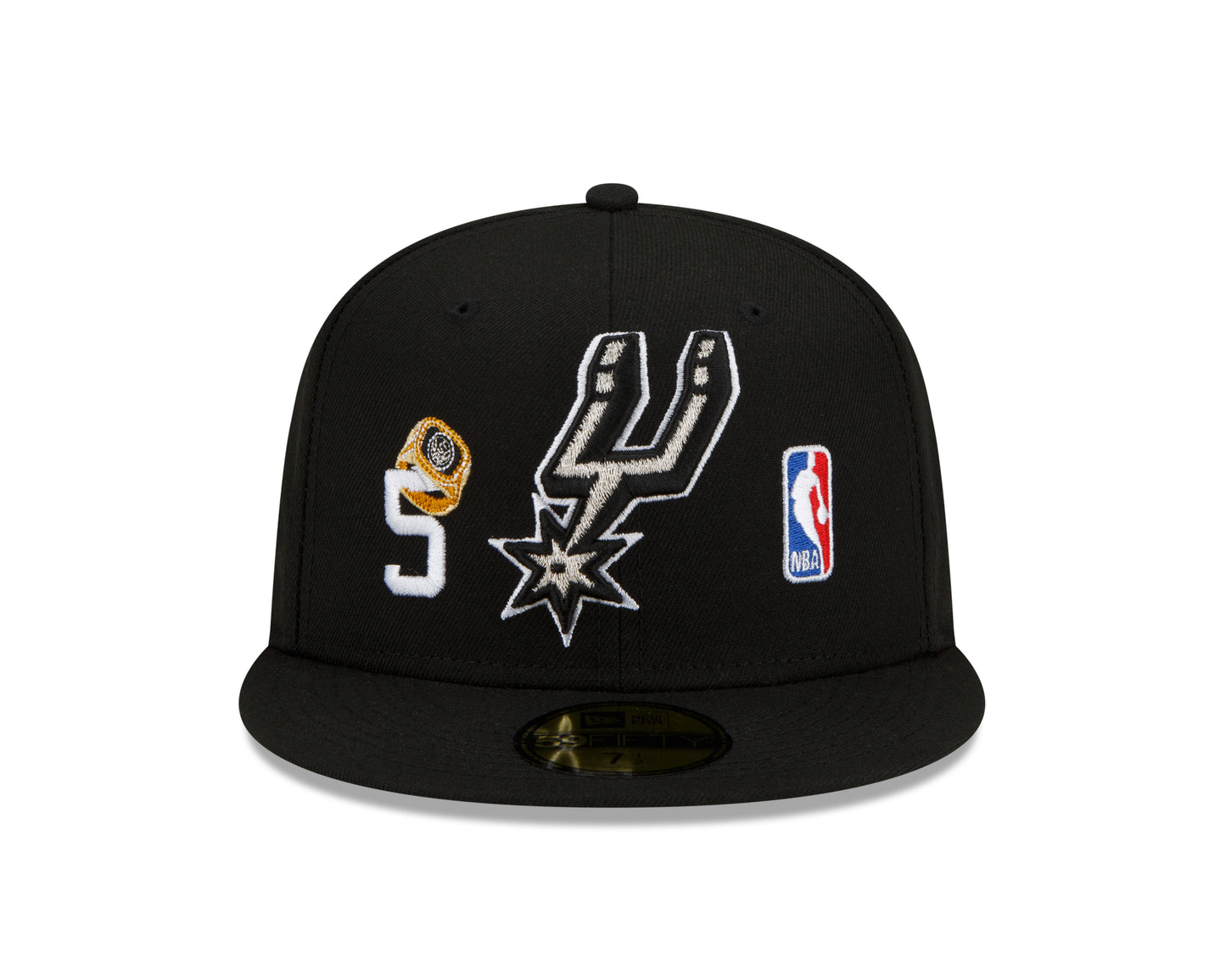 San Antonio Spurs New Era 5x Count The Rings 59FIFTY Fitted Hat