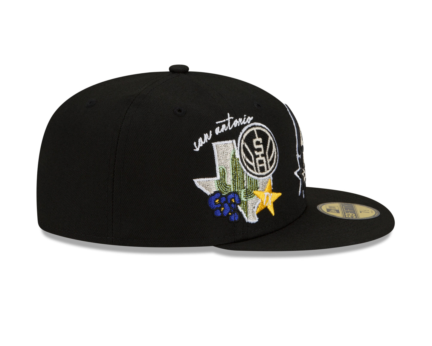 San Antonio Spurs New Era City Cluster State Inspired 59FIFTY Fitted Hat