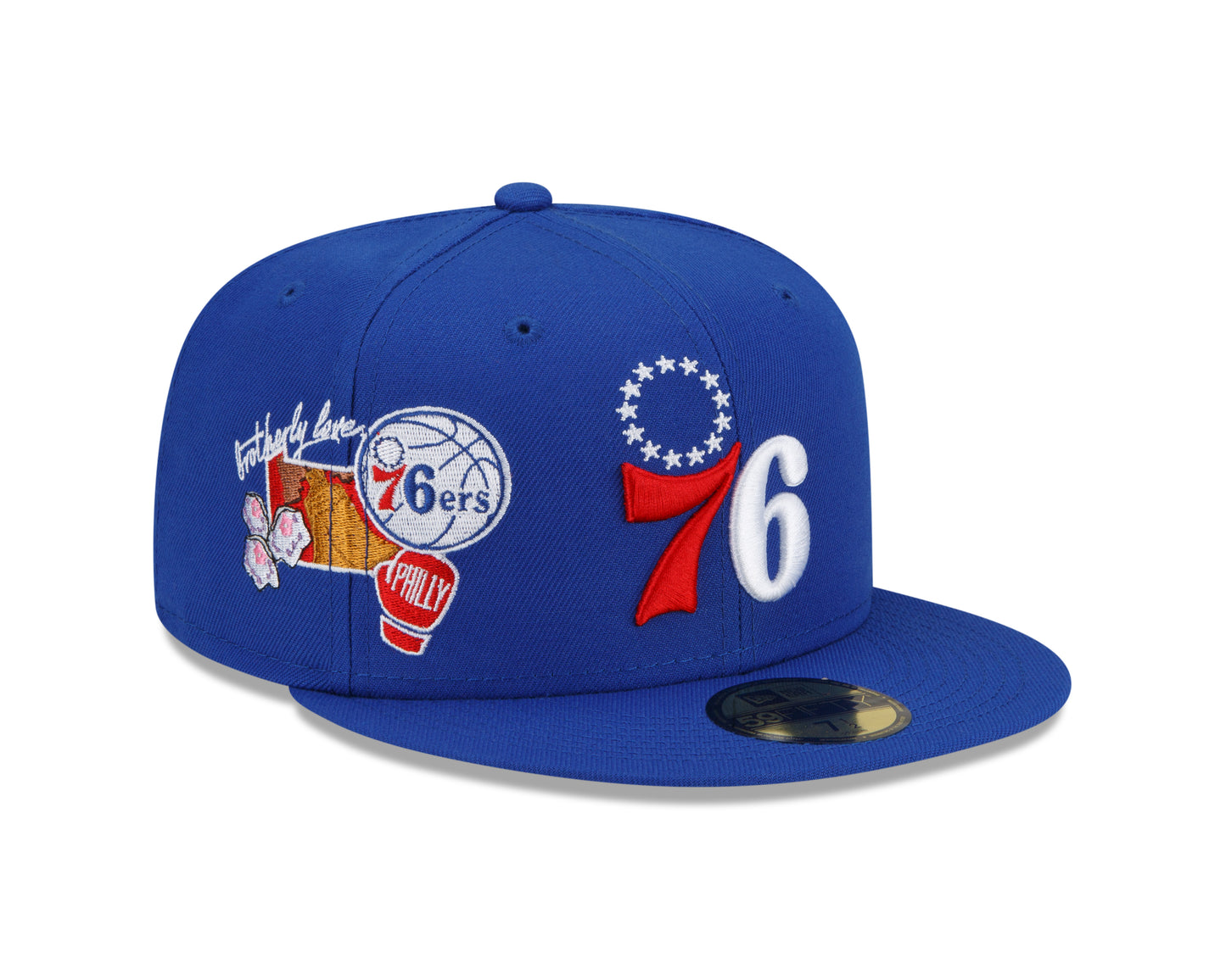 Philadelphia 76ers New Era City Cluster State Inspired 59FIFTY Fitted Hat