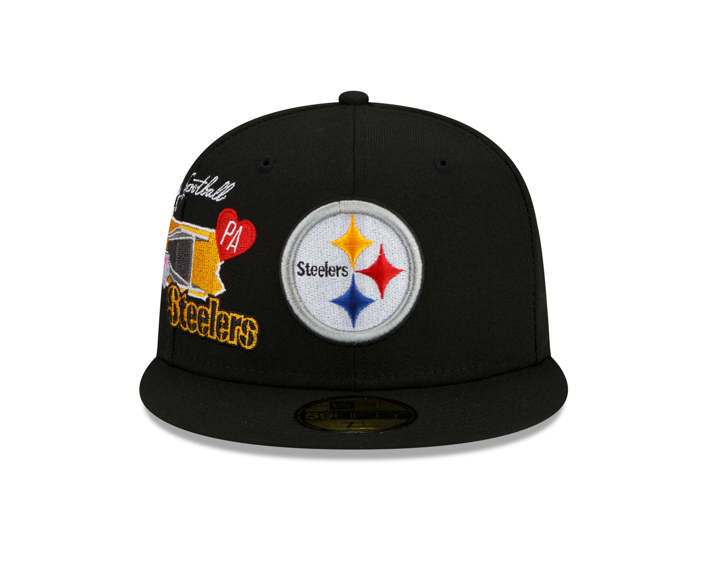 Pittsburgh Steelers New Era City Cluster State Inspired 59FIFTY Fitted Hat
