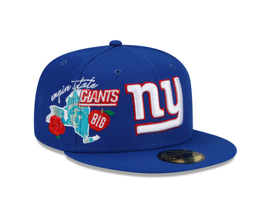 New York Giants New Era City Cluster State Inspired 59FIFTY Fitted Hat