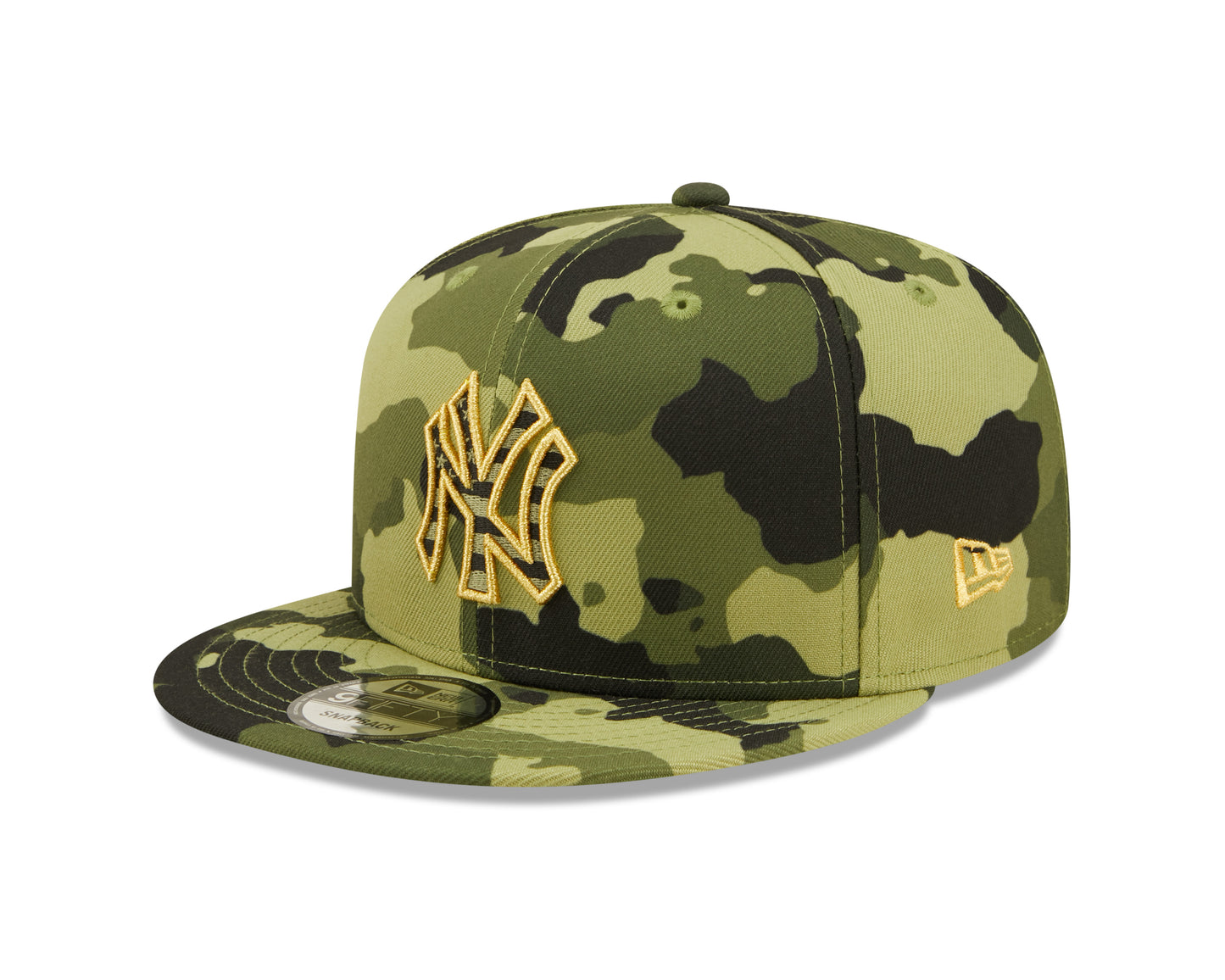 New York Yankees New Era Camo Armed Forces Day On-Field 9FIFTY Snapback Hat