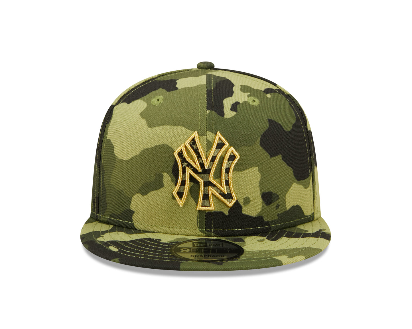 New York Yankees New Era Camo Armed Forces Day On-Field 9FIFTY Snapback Hat