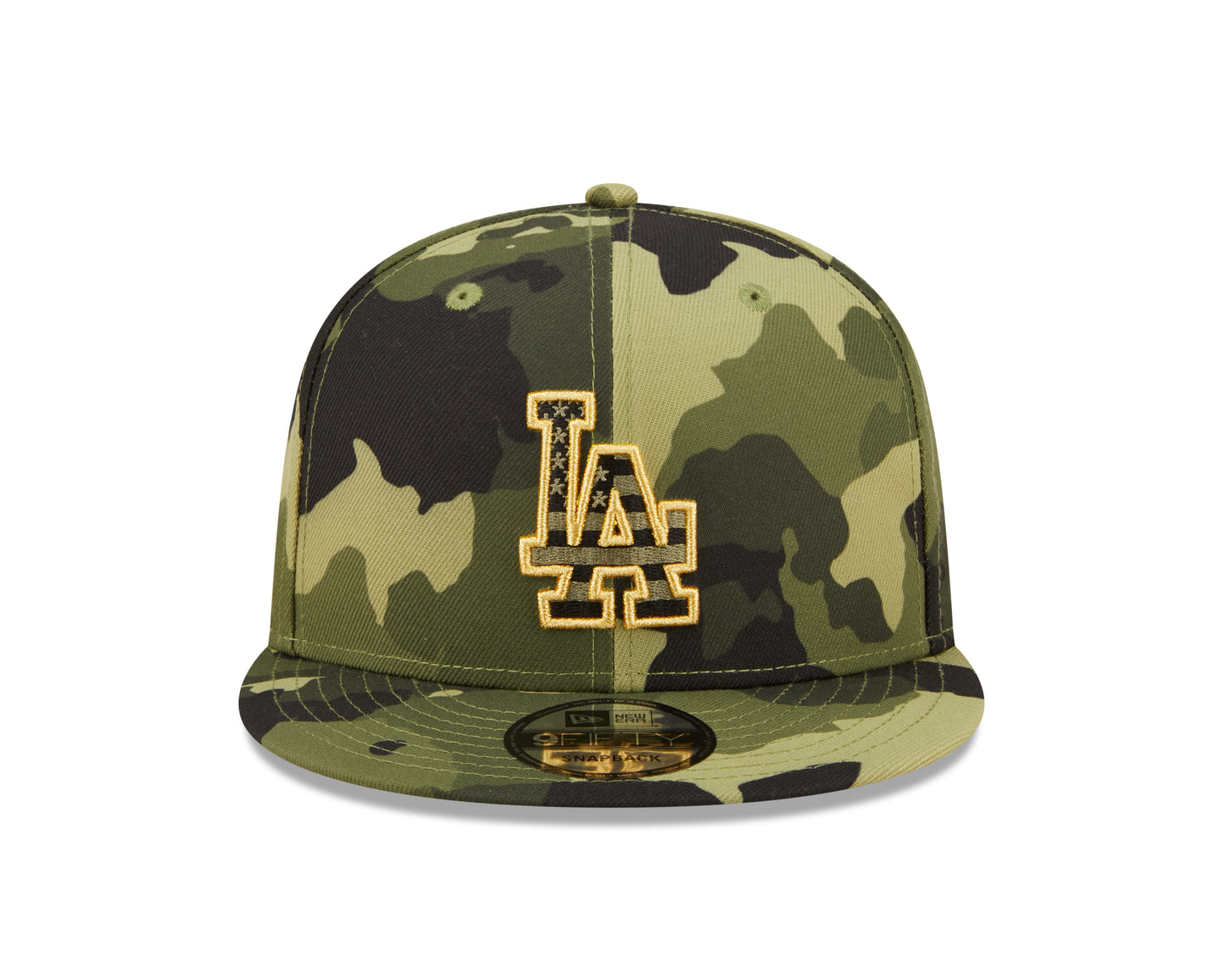 Los Angeles Dodgers New Era Camo Armed Forces Day On-Field 9FIFTY Snapback Hat