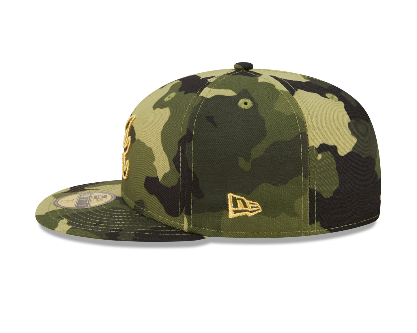 Atlanta Braves  New Era Camo Armed Forces On-Field 59FIFTY Fitted Hat