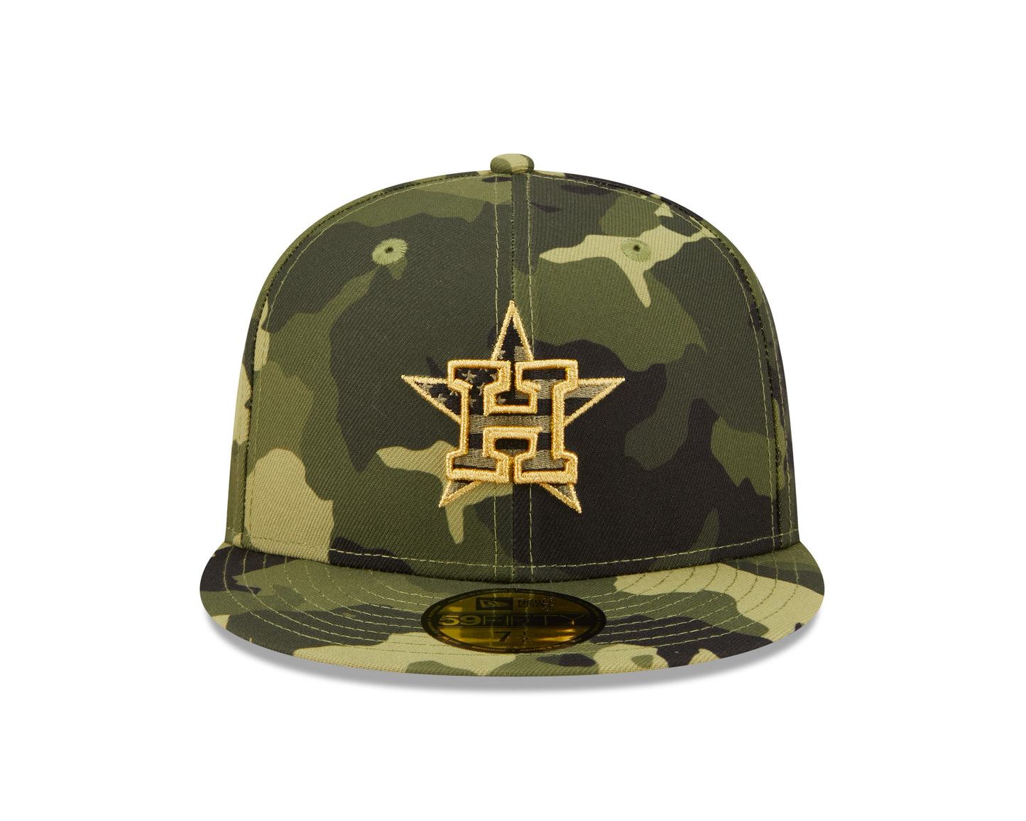 Houston Astros New Era Camo Armed Forces On-Field 59FIFTY Fitted Hat
