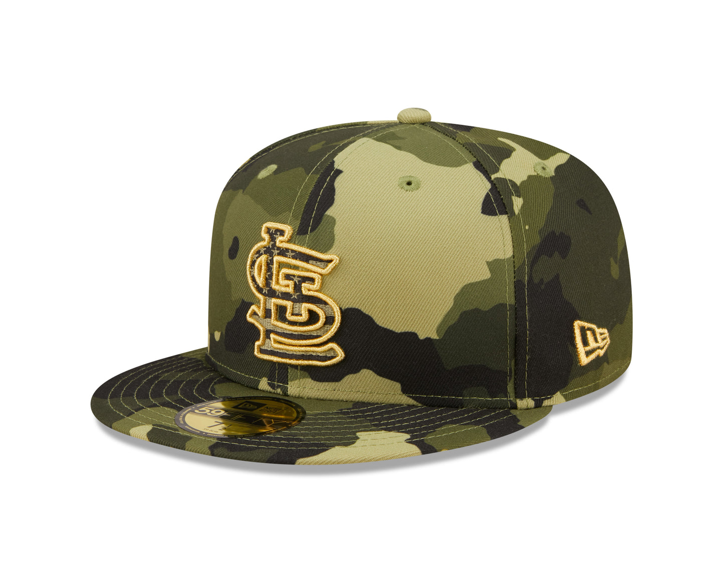 St. Louis Cardinals New Era Camo Armed Forces On-Field 59FIFTY Fitted Hat