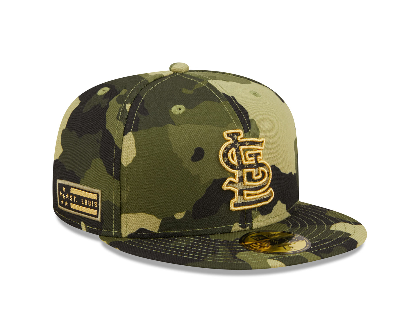 St. Louis Cardinals New Era Camo Armed Forces On-Field 59FIFTY Fitted Hat