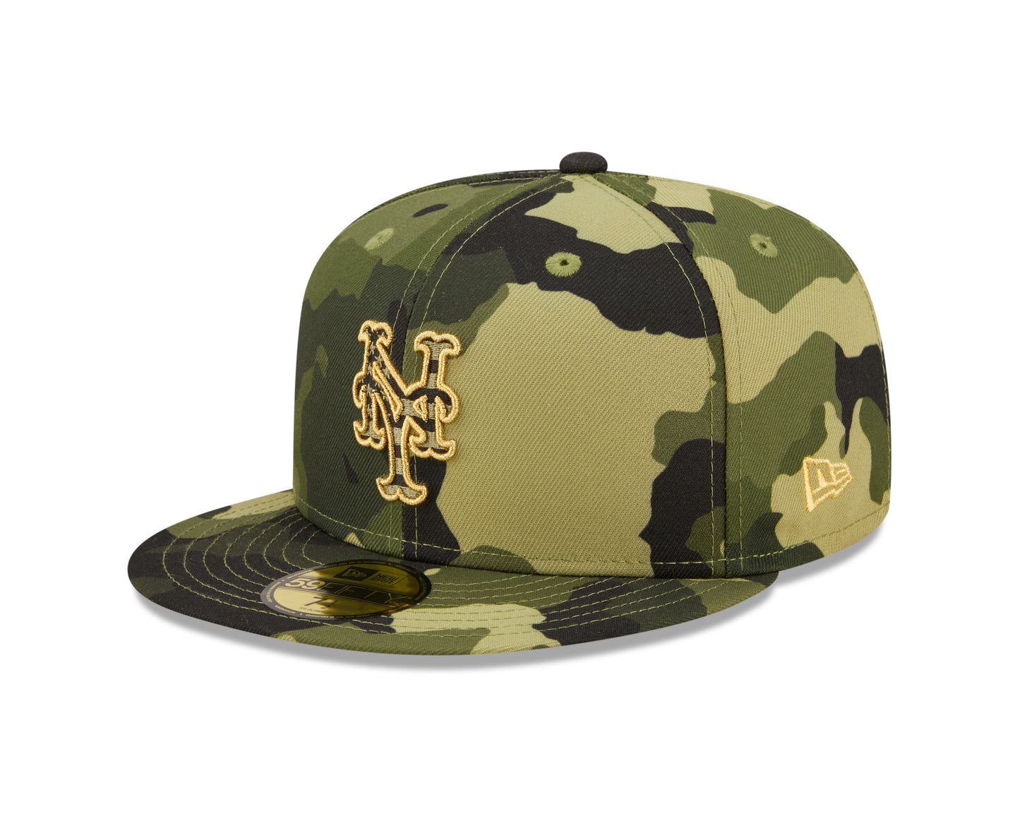 New York Mets New Era Camo Armed Forces On-Field 59FIFTY Fitted Hat