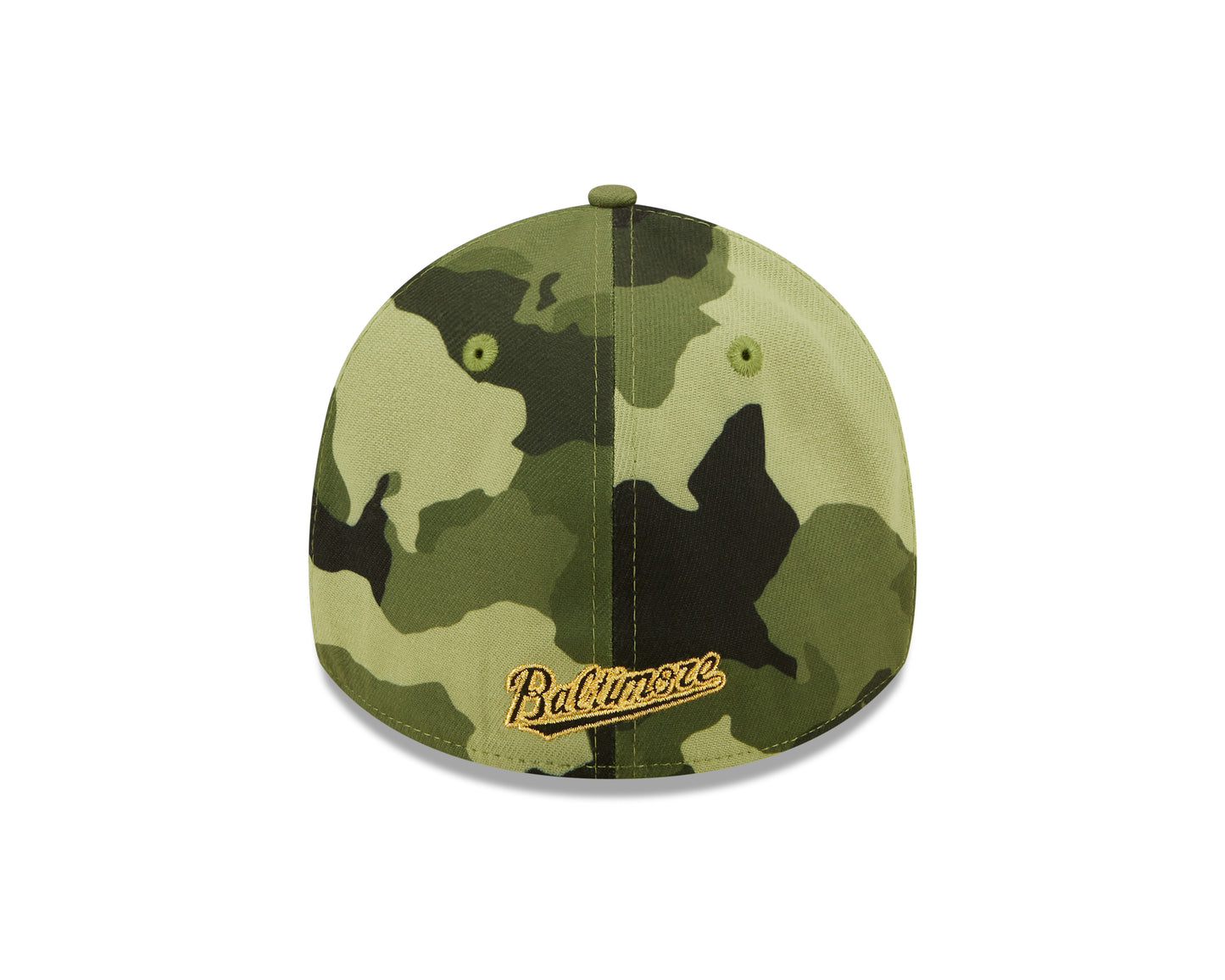 Baltimore Orioles New Era Camo Armed Forces Day On-Field 39Thirty Flex Fit Hat