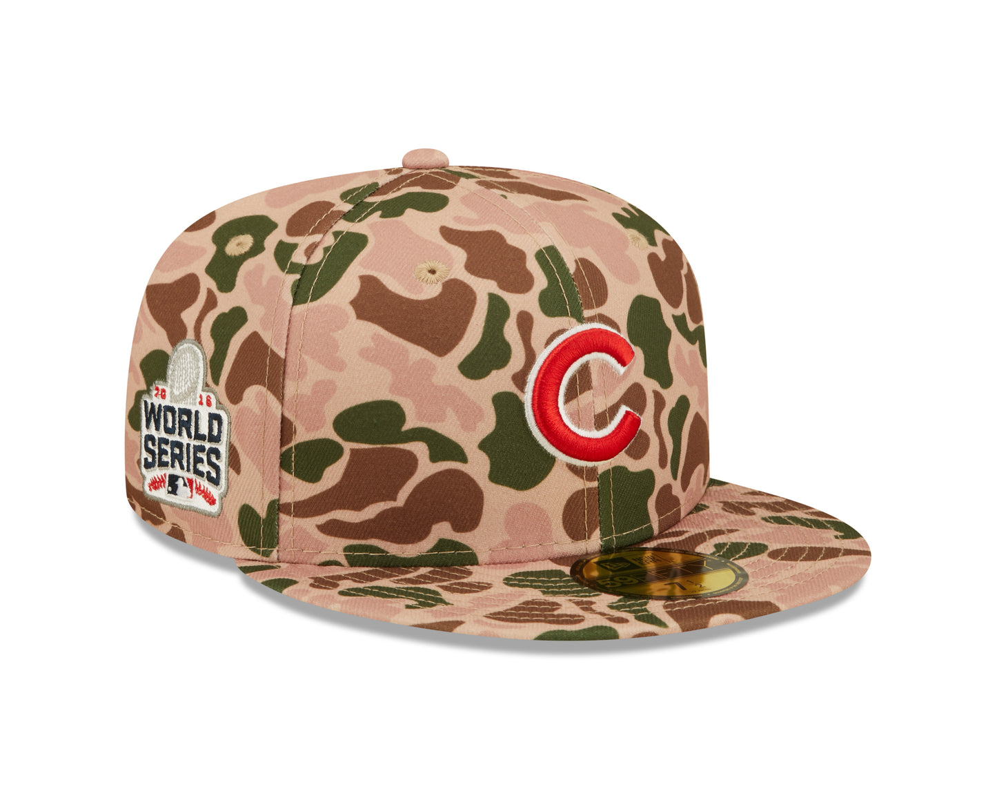 Chicago Cubs Duck Camo World Series 2016 Side Patch 59fifty Fitted Hat