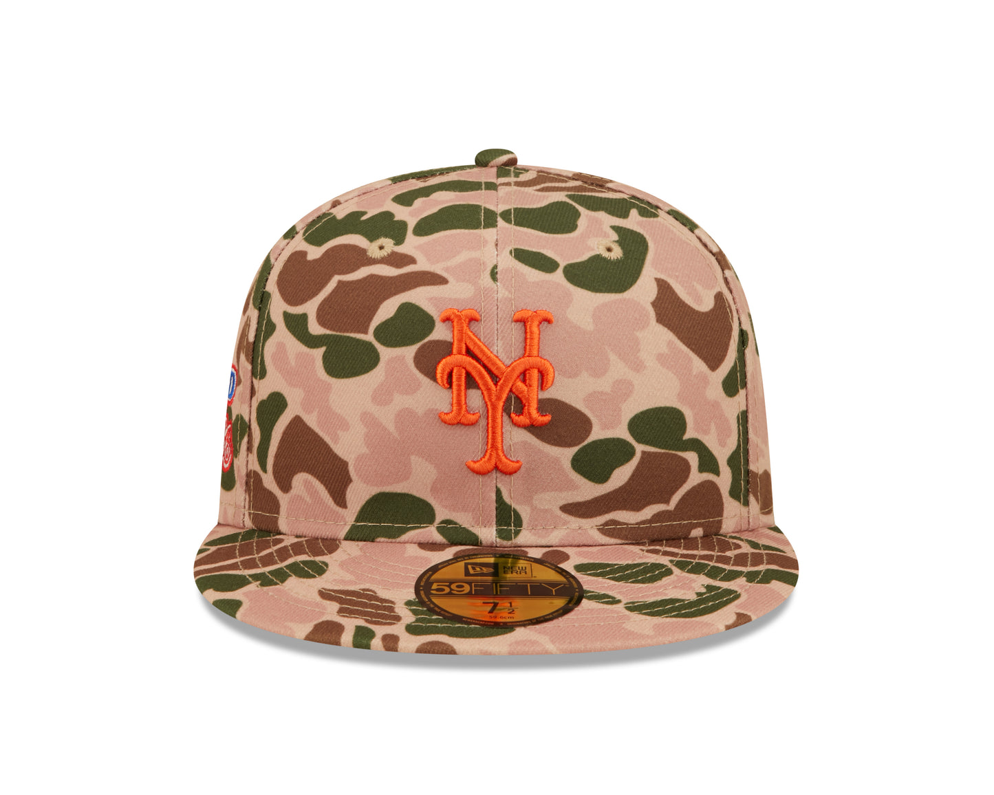 New York Mets Duck Camo World Series 1986 Side Patch 59fifty Fitted Hat
