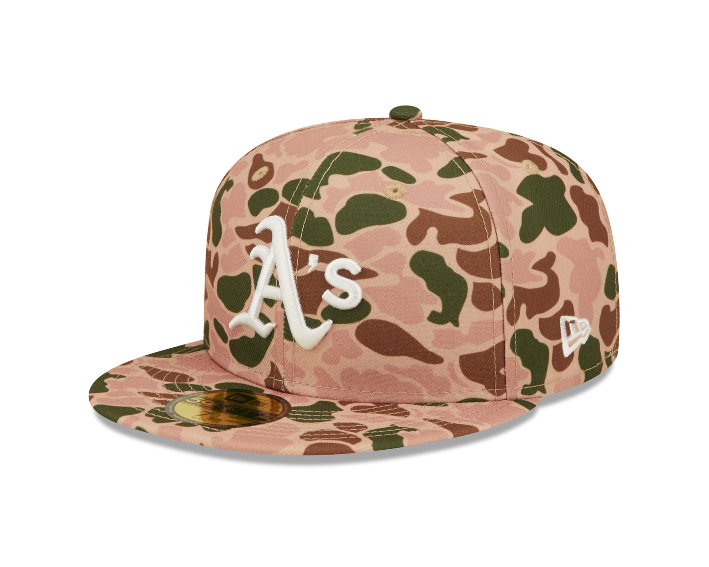 Oakland Athletics Duck Camo World Series 1989 Side Patch 59fifty Fitted Hat