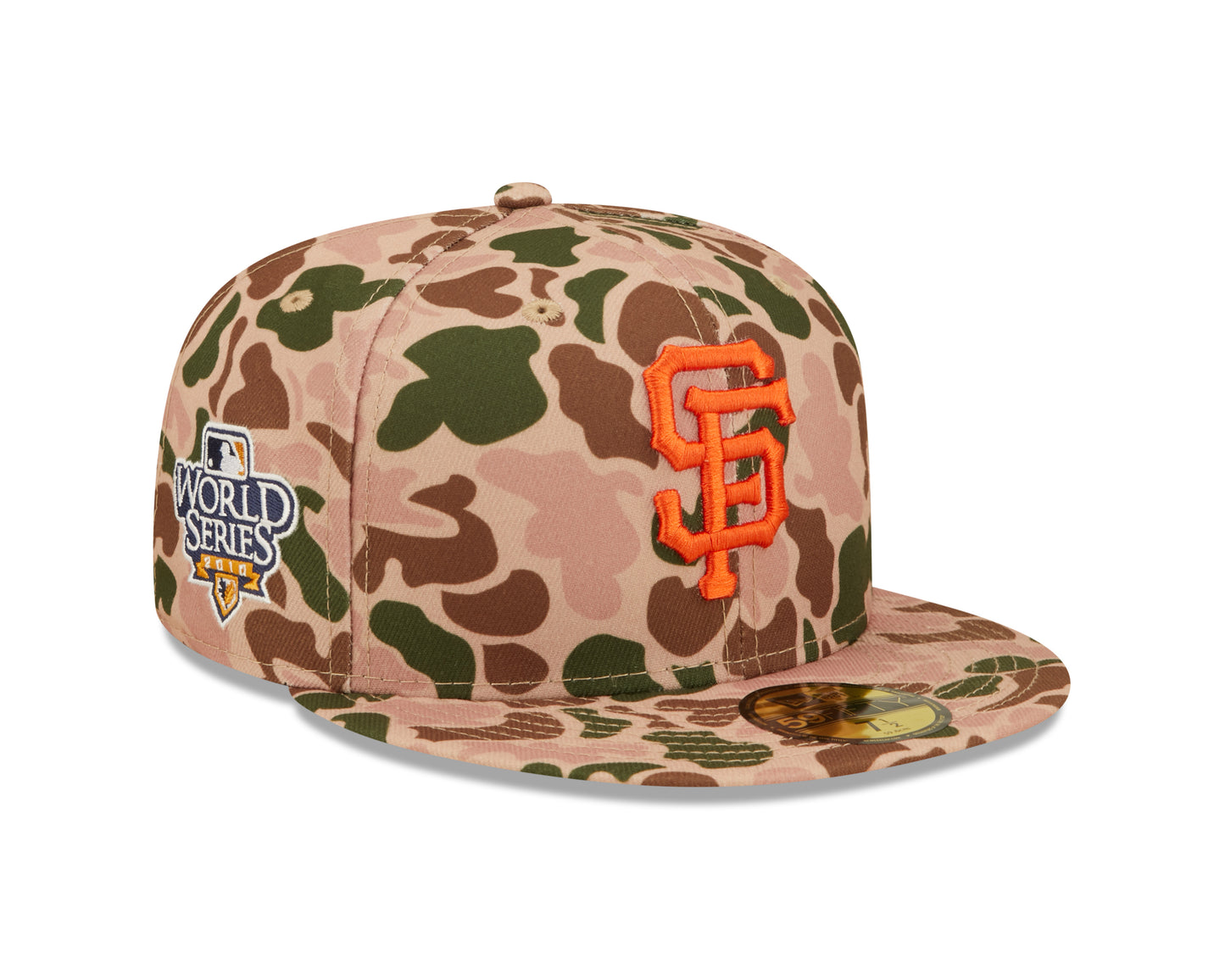 San Francisco Giants Duck Camo World Series 2010 Side Patch 59fifty Fitted Hat