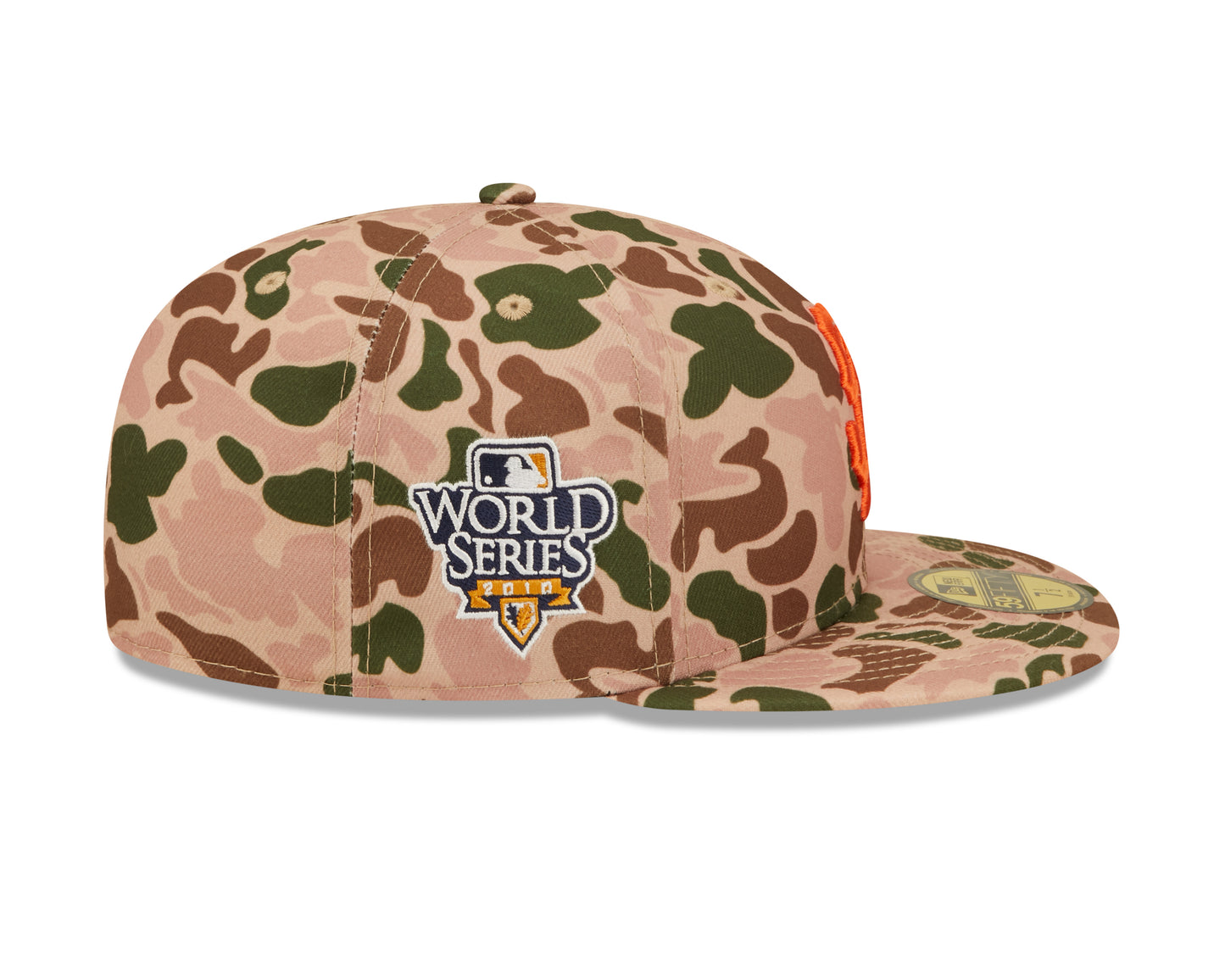 San Francisco Giants Duck Camo World Series 2010 Side Patch 59fifty Fitted Hat