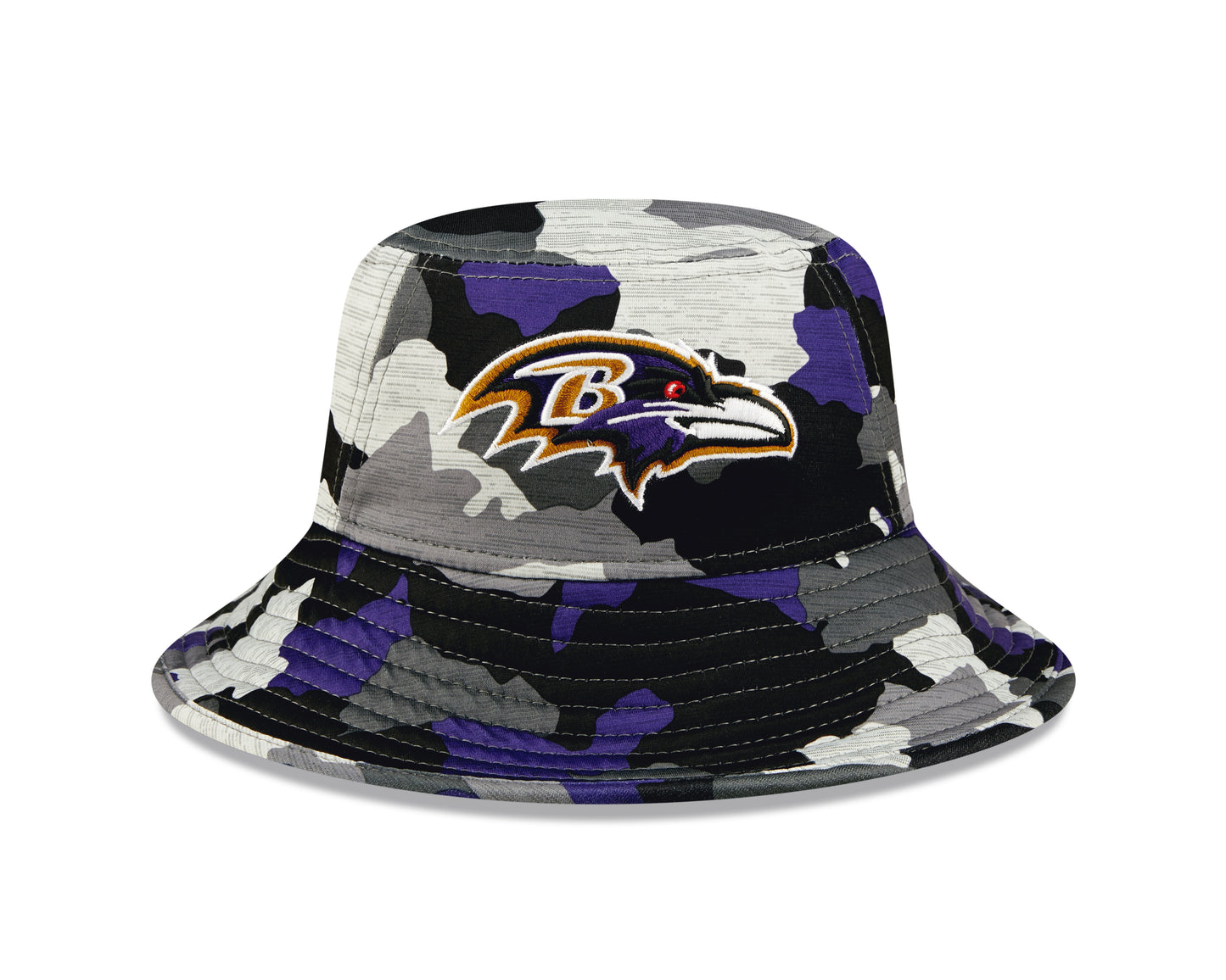 Baltimore Ravens New Era Training Camp Official Bucket Hat - Camo
