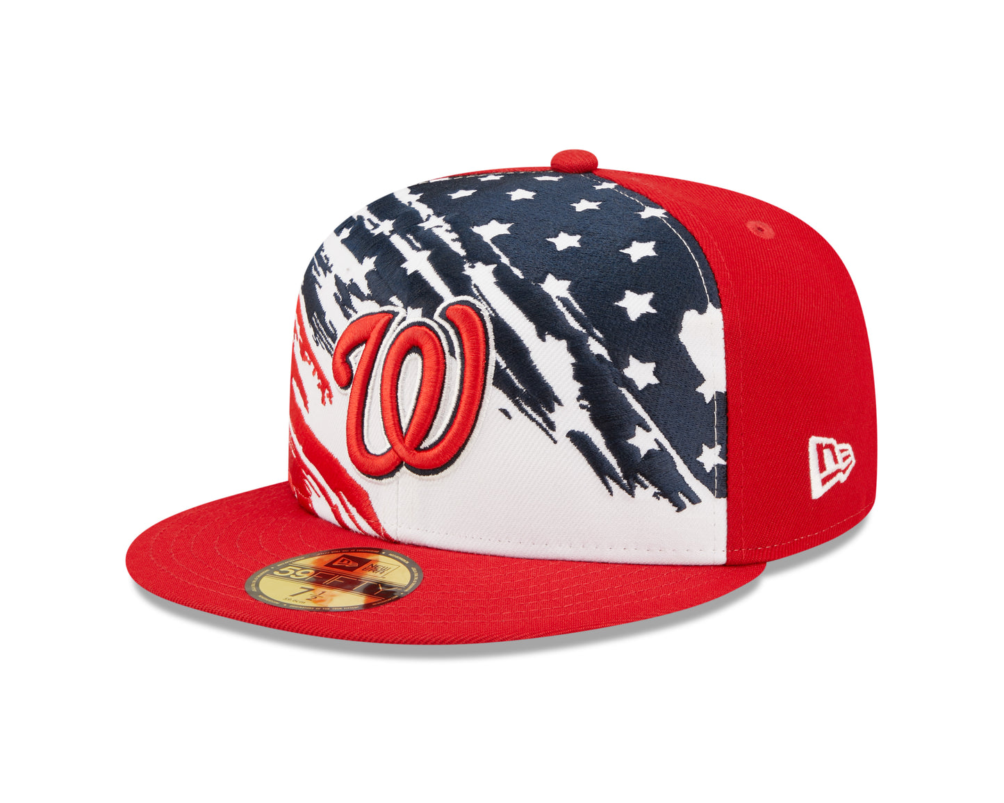 Washington Nationals Stars and Stripes July 4th 59fifty Fitted Hats