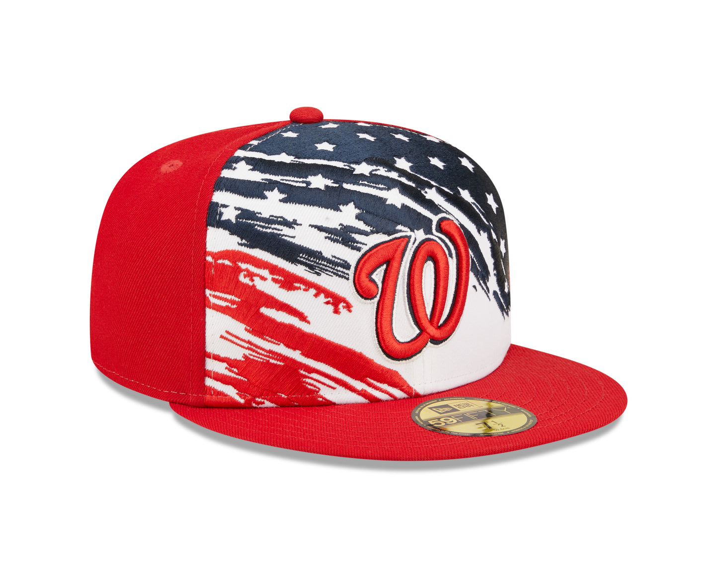 Washington Nationals Stars and Stripes July 4th 59fifty Fitted Hats