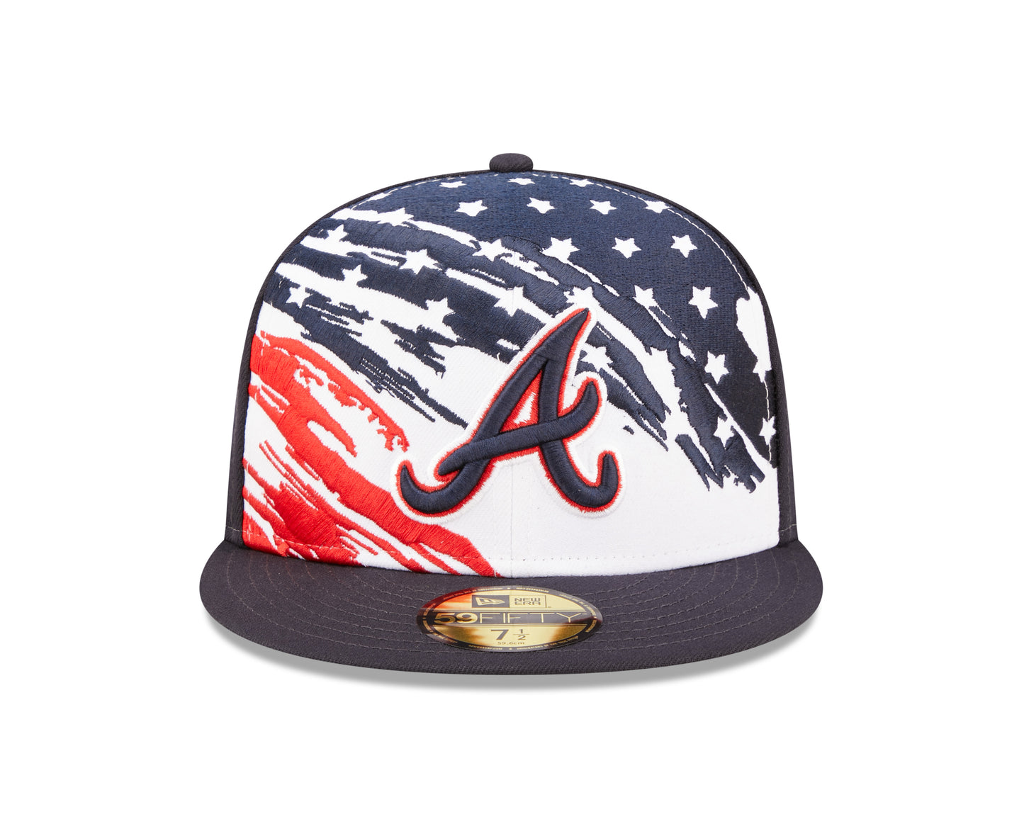 Atlanta Braves Stars and Stripes July 4th 59fifty Fitted Hats