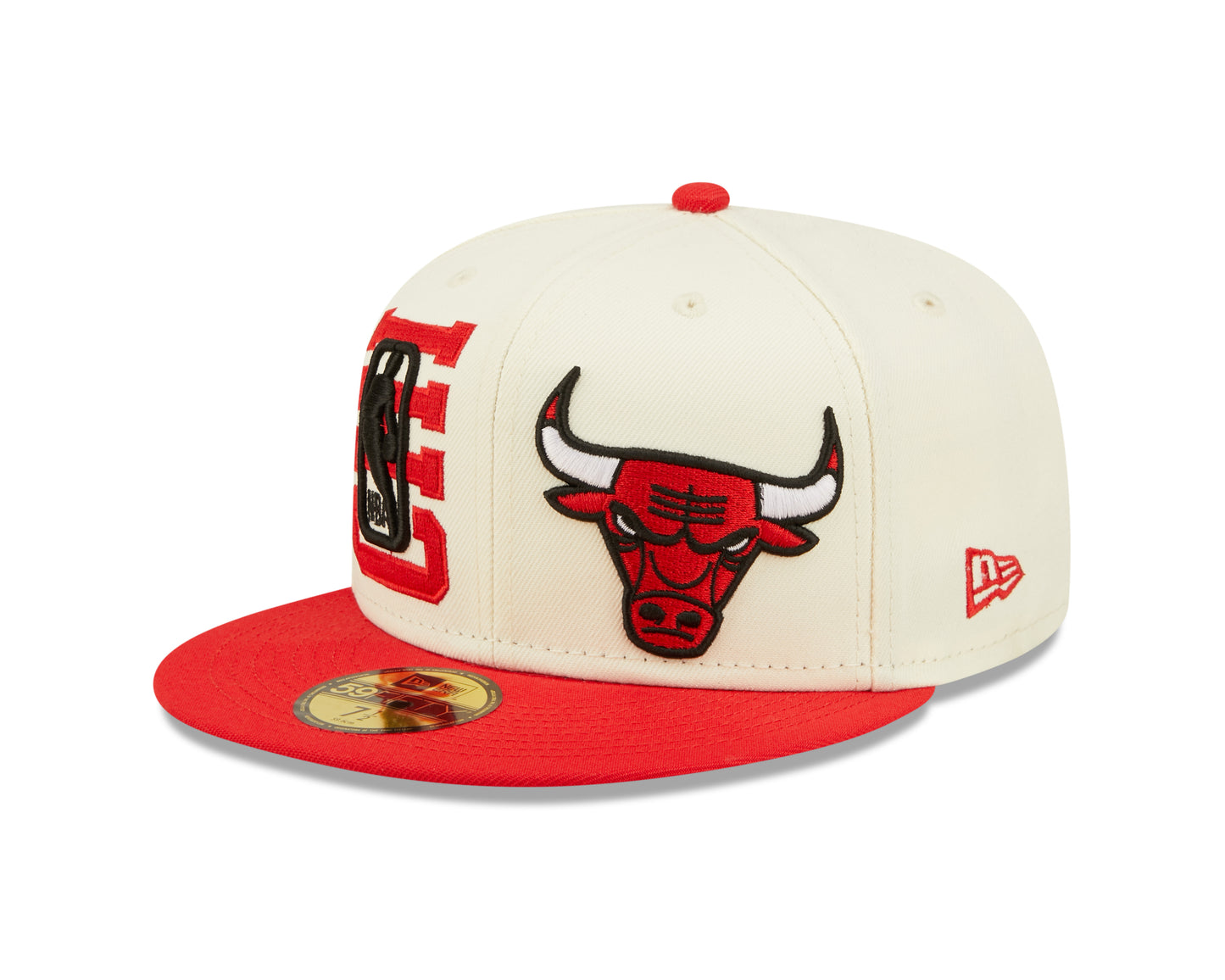 Chicago Bulls New Era NBA On Stage Draft 59fifty Fitted Hat- Cream