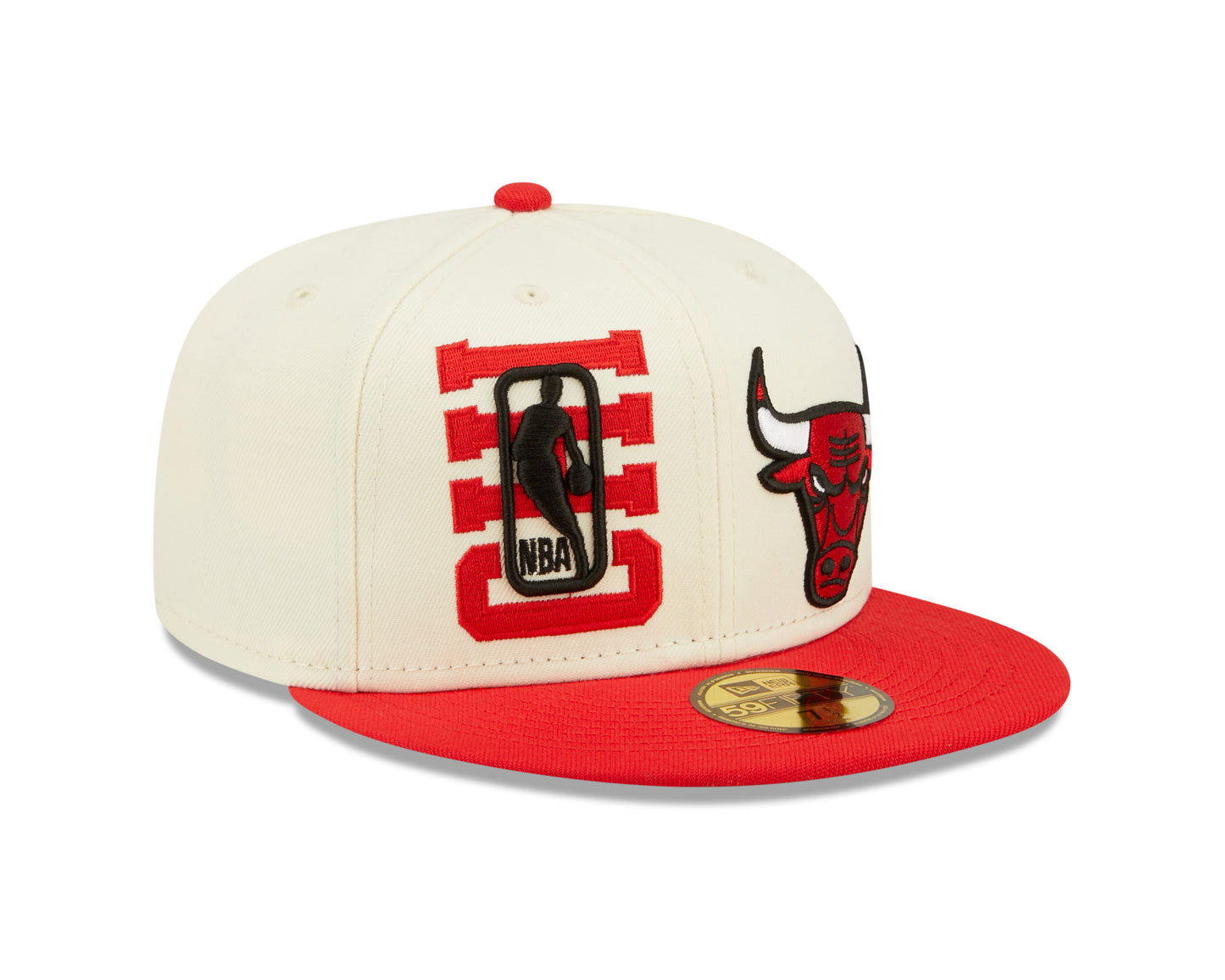 Chicago Bulls New Era NBA On Stage Draft 59fifty Fitted Hat- Cream