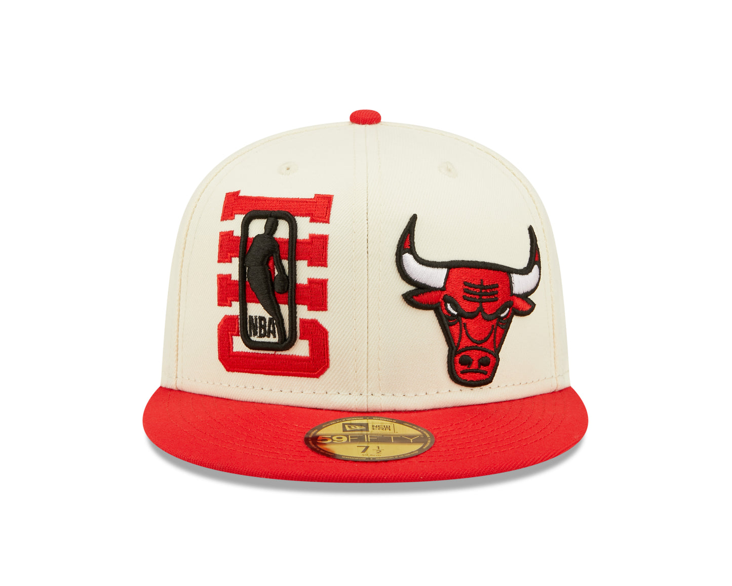 Chicago Bulls New Era NBA On Stage Draft 59fifty Fitted Hat- Cream