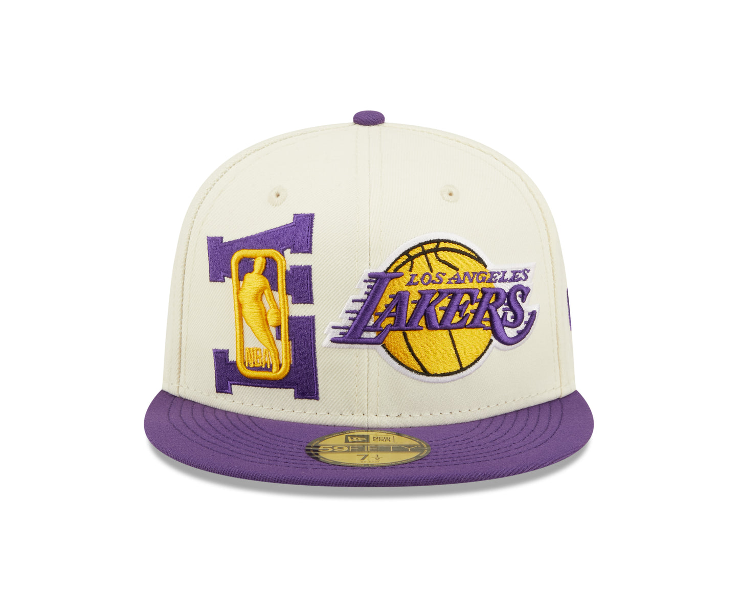 Los Angeles Lakers New Era  NBA On Stage Draft 59fifty Fitted Hat- Cream