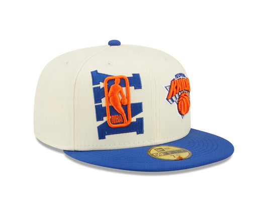 New York Knicks New Era  NBA On Stage Draft 59fifty Fitted Hat- Cream