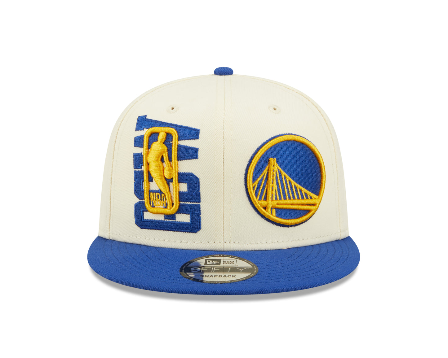 Golden State Warriors New Era  NBA On Stage Draft 9fifty Snapback Hat- Cream