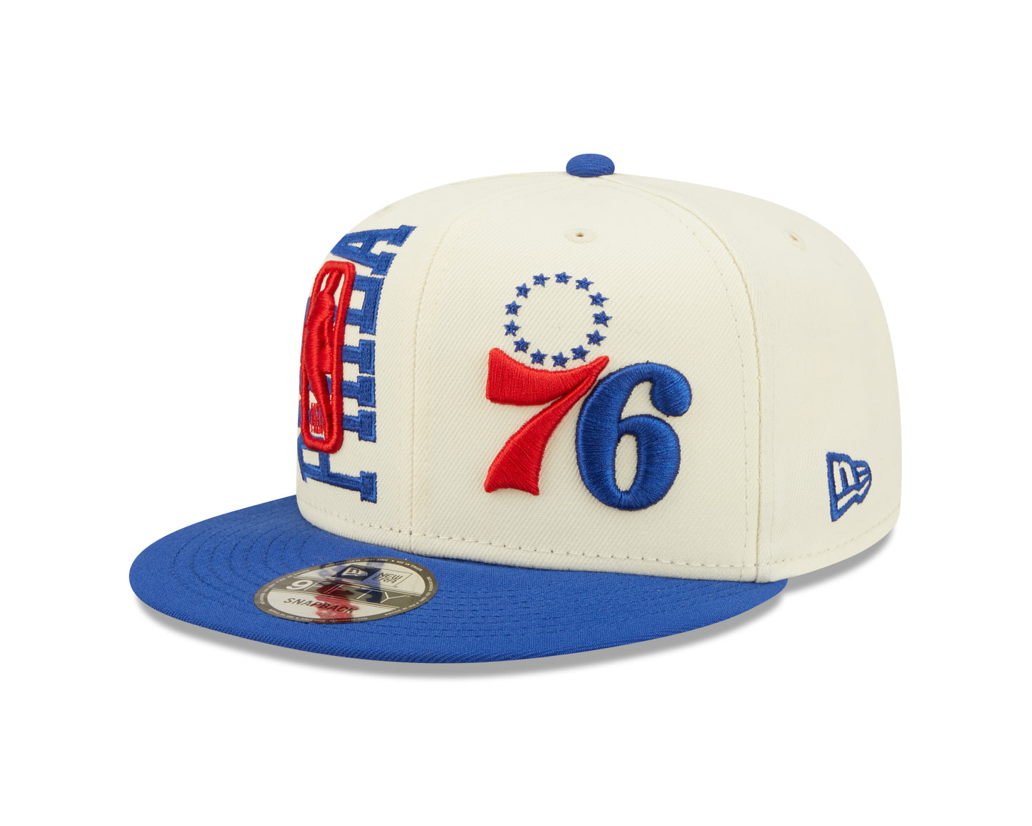 Philadelphia 76ers New Era  NBA On Stage Draft 9fifty Snapback Hat- Cream