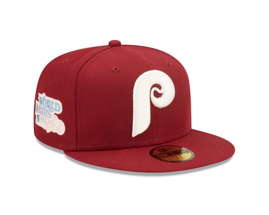 Philadelphia Phillies New Era Pop Sweat World Series Commemorative 59fifty Hat