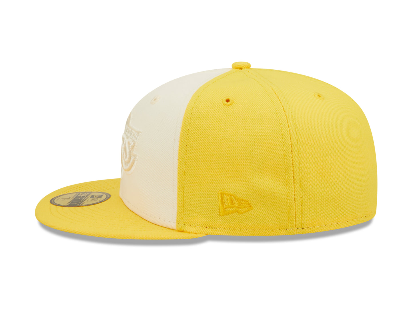 Los Angeles Lakers New Era Tonal 2 Tone Yellow/ Cream 59fifty Fitted Hat