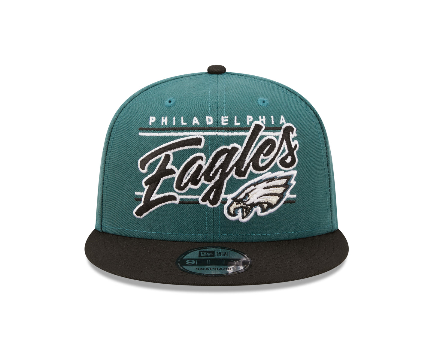 Philadelphia Eagles NFL New Era Team Script 9FIFTY Snapback Hat - Green