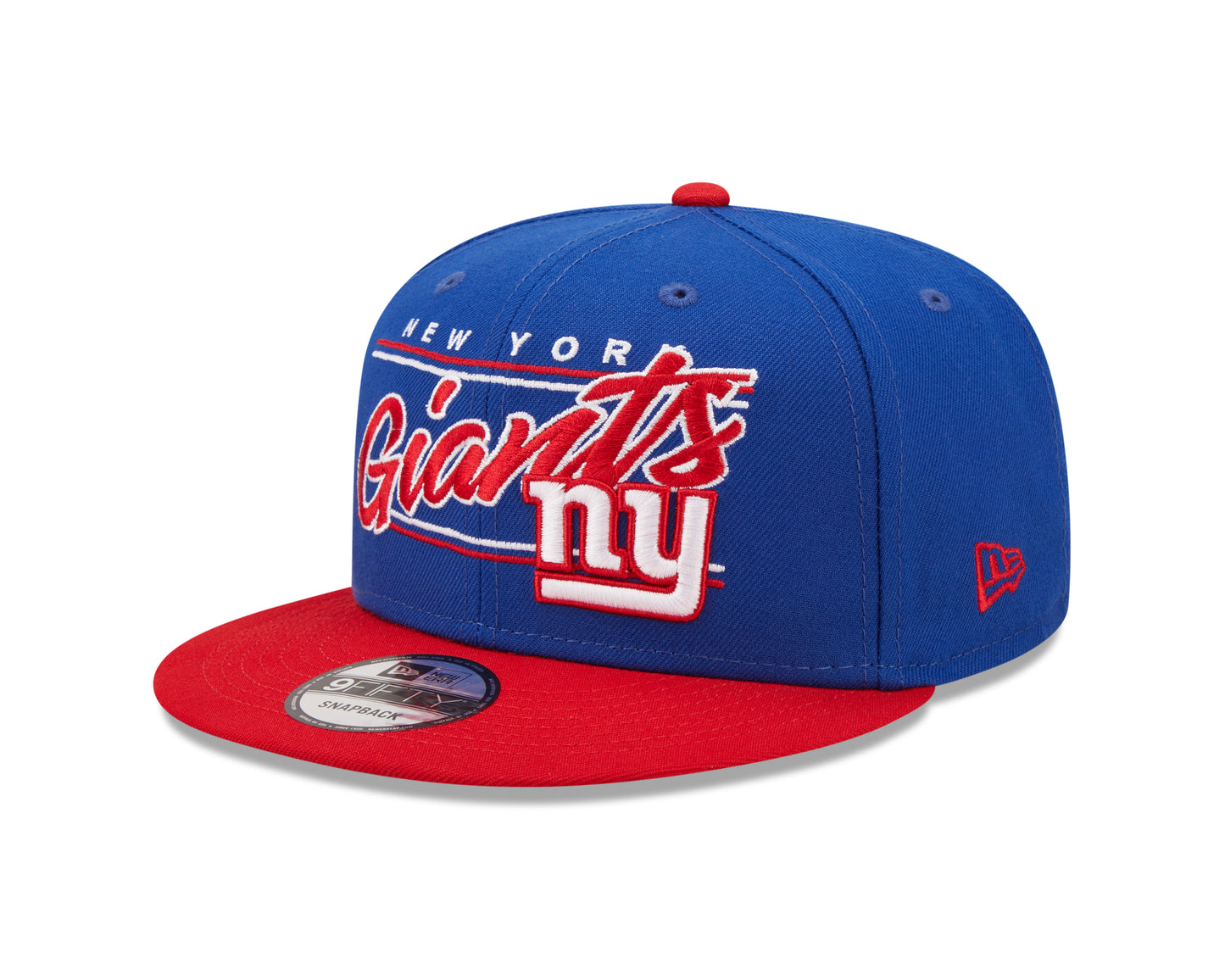 New York Giants NFL New Era Team Script 9FIFTY Snapback Hat - Blue