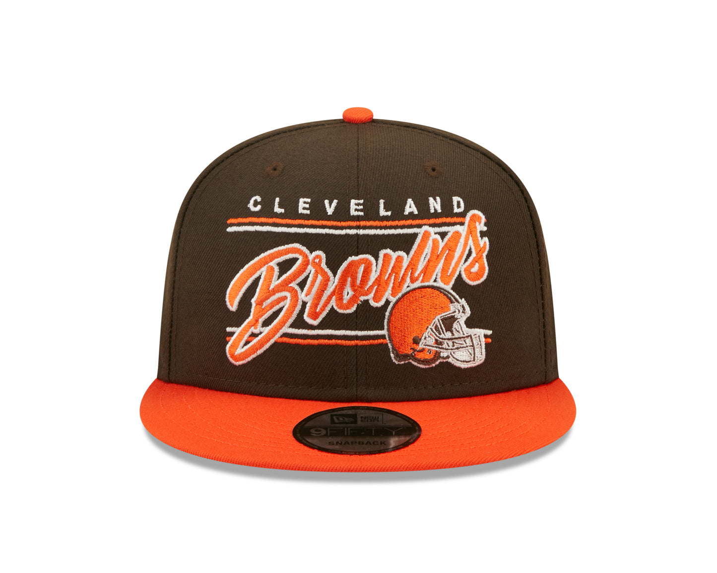 Cleveland Browns NFL New Era Team Script 9FIFTY Snapback Hat - Brown