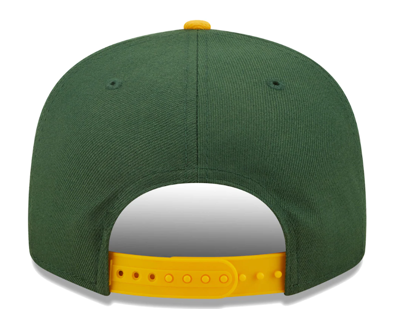 Green Bay Packers NFL New Era Team Script 9FIFTY Snapback Hat - Green