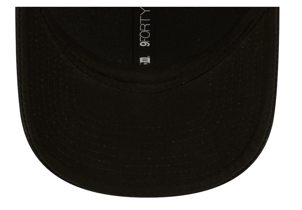 Baltimore Ravens New Era Logo Patch Trucker Mesh 9Forty Snap Back Hat - Black