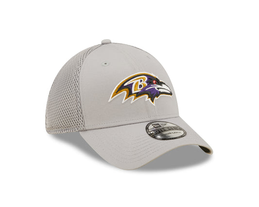 Baltimore Ravens New Era Neo D1 Gray 39THIRTY Flex Hat