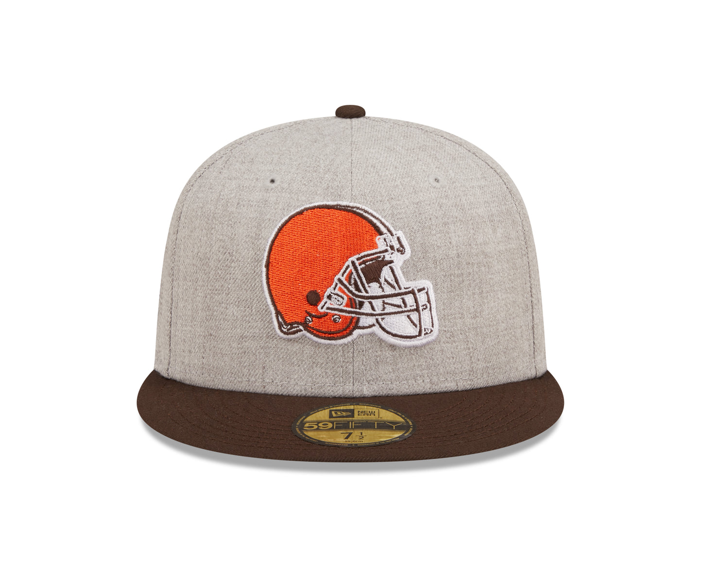 Cleveland Browns New Era Establish Year Heather Side Patch 59FIFTY Fitted Hat
