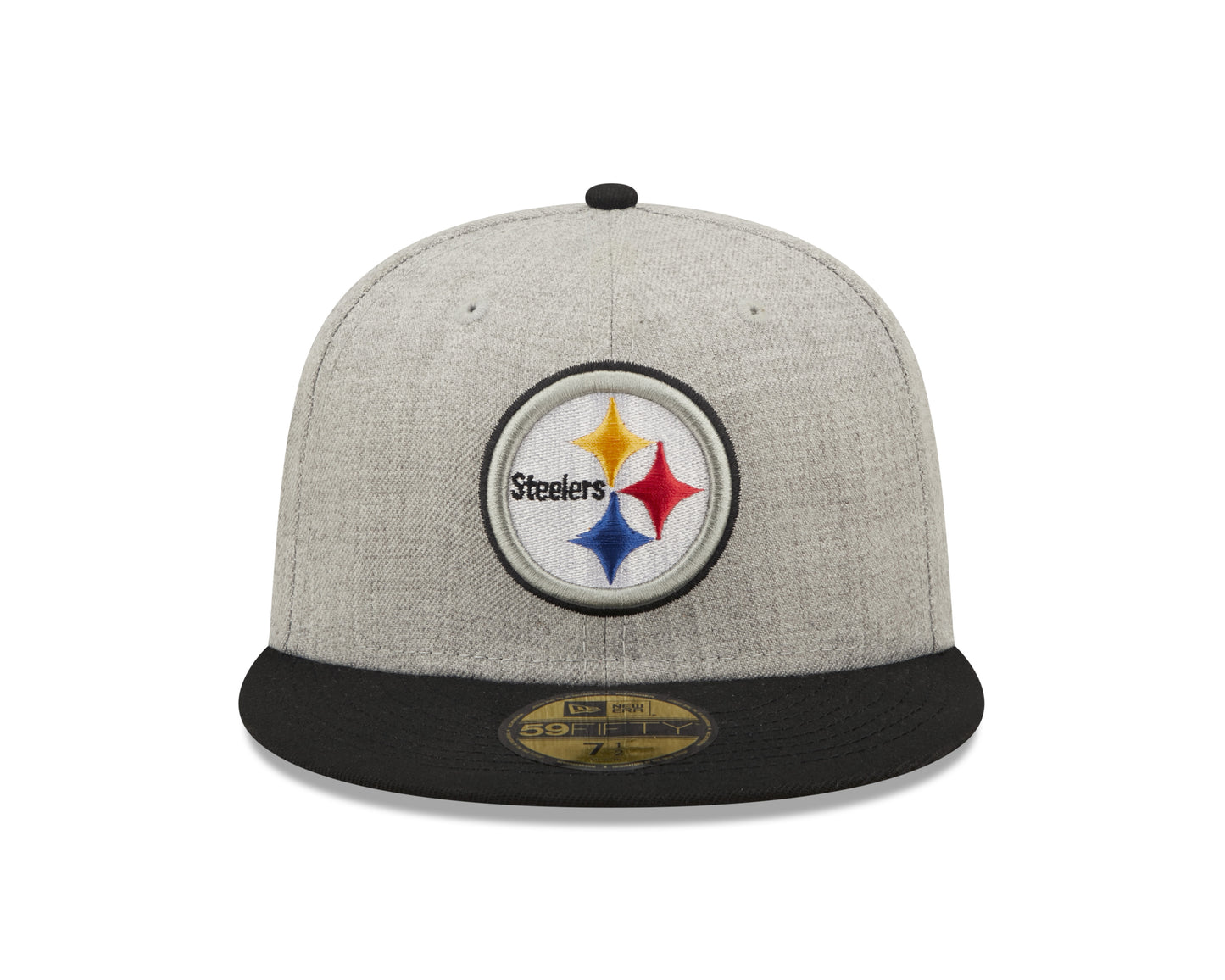 Pittsburgh Steelers New Era Establish Year Heather Side Patch 59FIFTY Fitted Hat