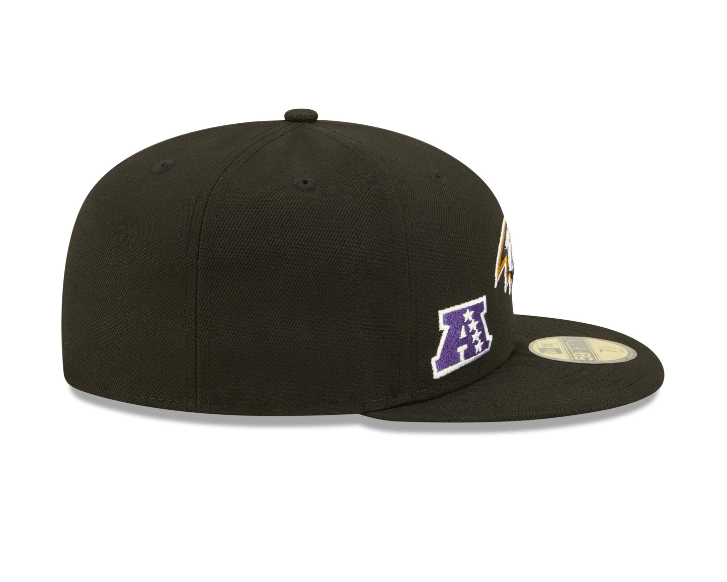 Baltimore Ravens New Era Identity 59FIFTY Fitted Hat - Black