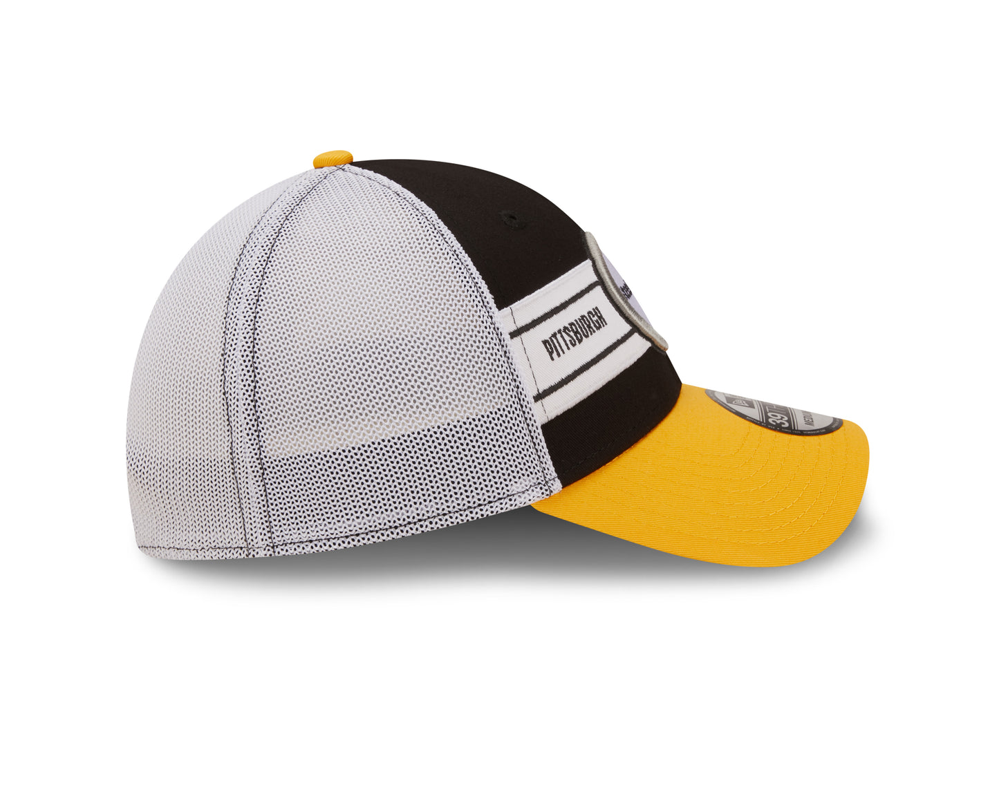 Pittsburgh Steelers New Era Team Branded 39Thirty Mesh Hat