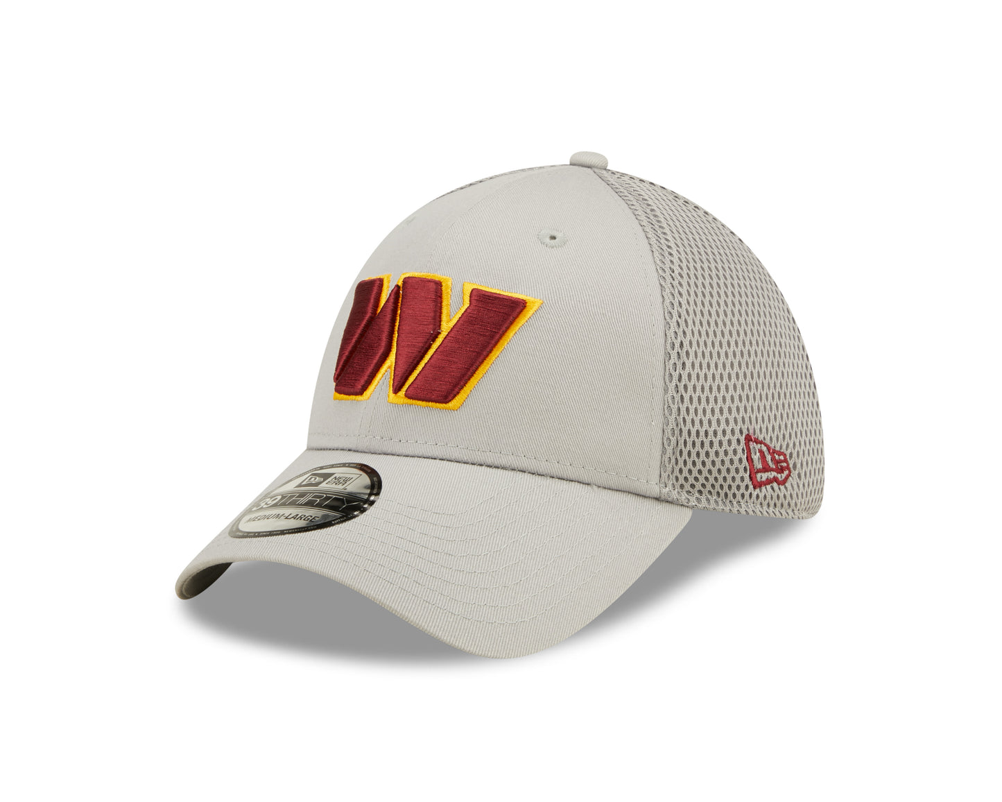 Washington Commanders New Era Neo D1 Gray 39THIRTY Flex Hat