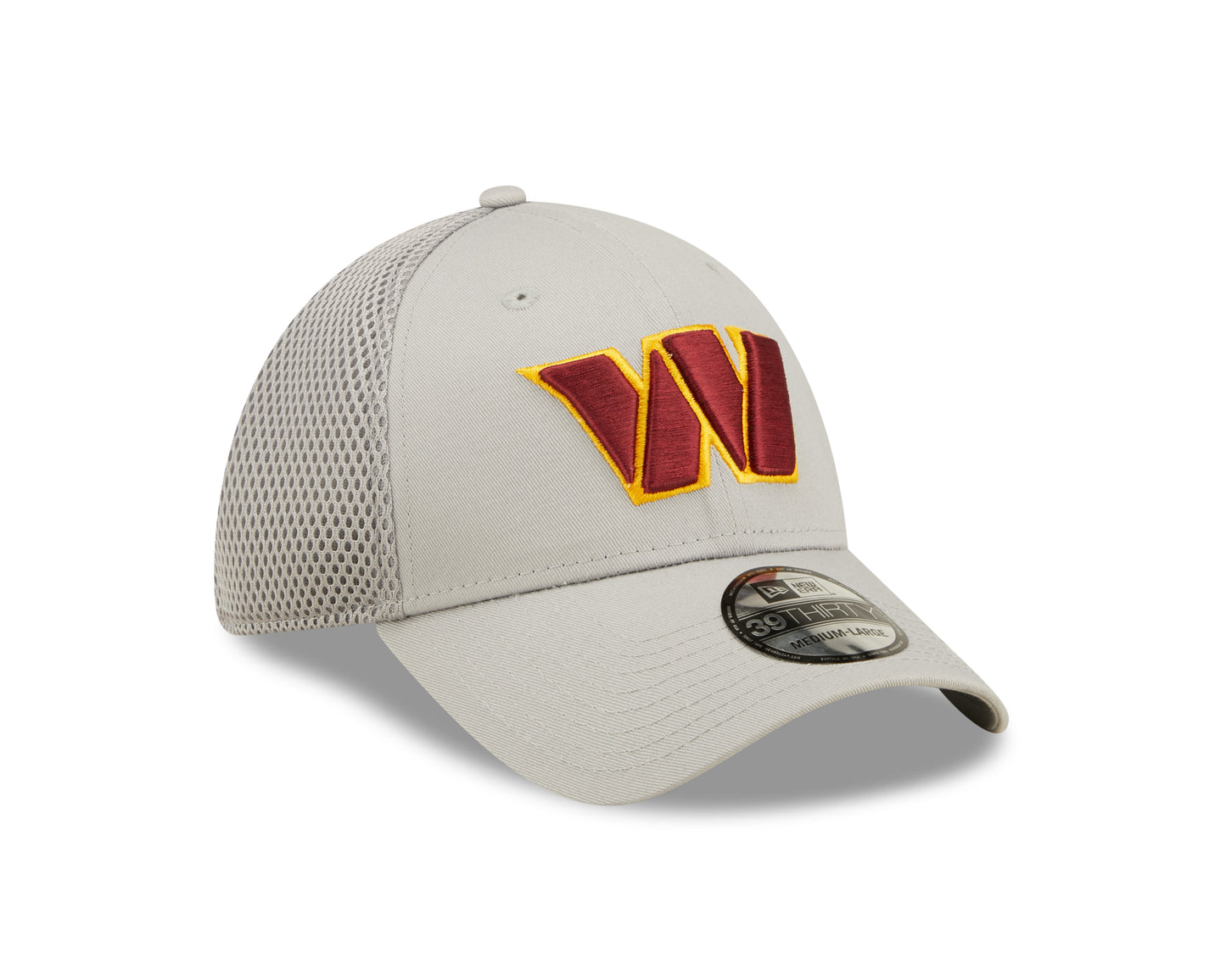 Washington Commanders New Era Neo D1 Gray 39THIRTY Flex Hat