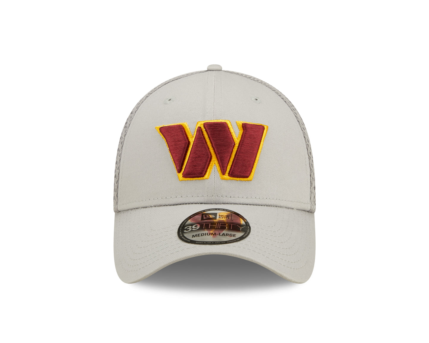 Washington Commanders New Era Neo D1 Gray 39THIRTY Flex Hat