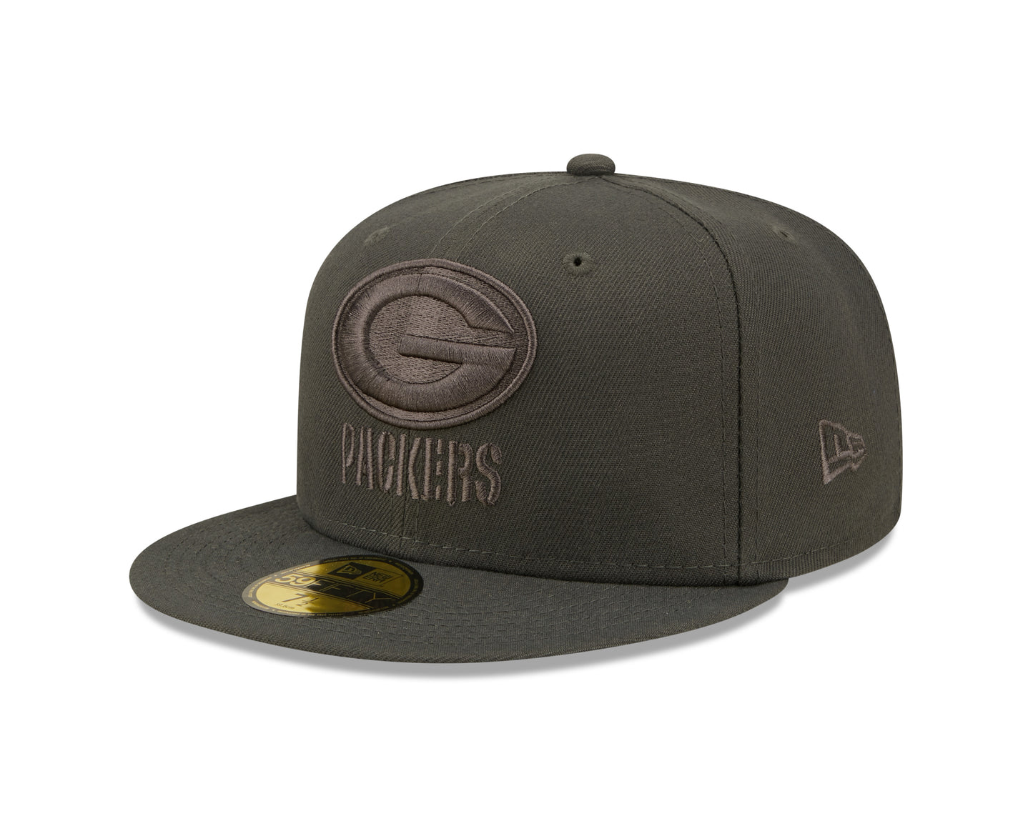 Green Bay Packers New Era Slate Color Pack 59FIFTY Fitted Hat- Gray